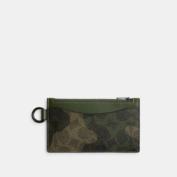 Coach | Accessories | Coach Zip Card Case In Signature Camo Print